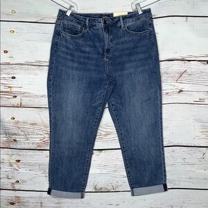 NYDJ NWT Sz 16P Rockie Blue Denim LiftxTuck Cool Embrace Margot Girlfriend Jeans